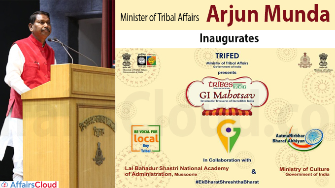 Shri Arjun Munda inaugurates GI Mahotsav