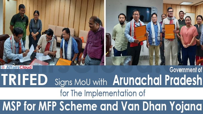 TRIFED signs MoU with Government of for The Implementation of MSP