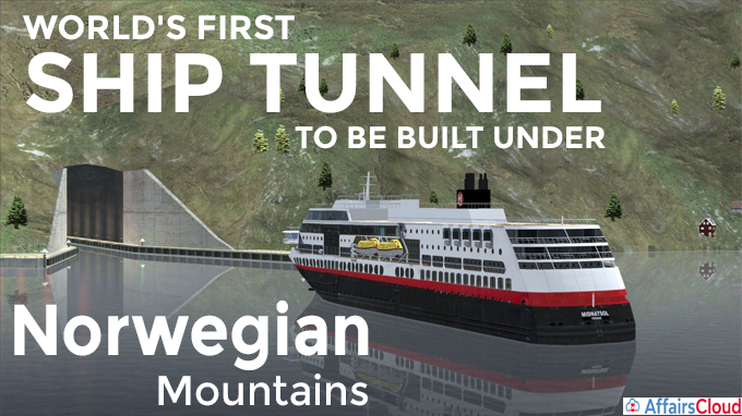World's first ship tunnel to be built under Norwegian mountains