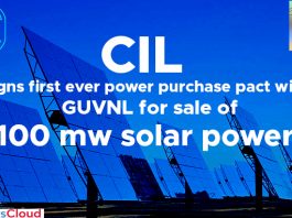 CIL-signs-first-ever-power-purchase-pact-with-GUVNL-for-sale-of-100-mw-solar-power