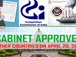 Cabinet Approval with other countries on April 20, 2021