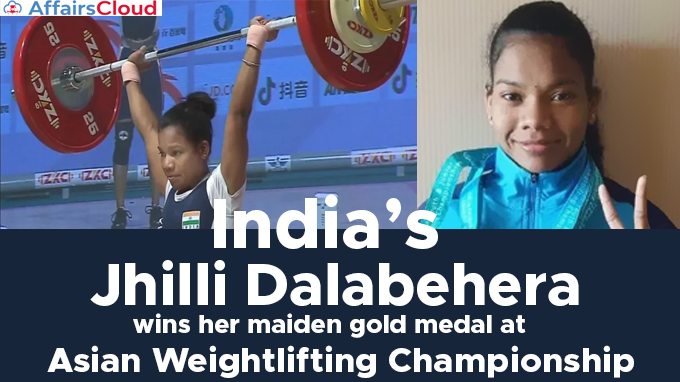 --India’s-Jhilli-Dalabehera-wins-her-maiden-gold-medal-at-Asian-Weightlifting-Championship