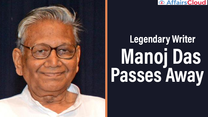 Legendary-writer-Manoj-Das-passes-away