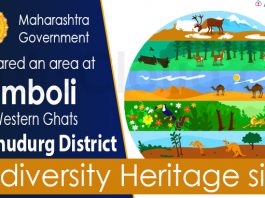 Maha Area in Sindhudurg named as biodiversity heritage site