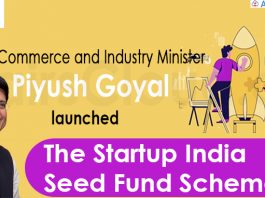 Piyush Goyal launches the Startup India Seed Fund Scheme
