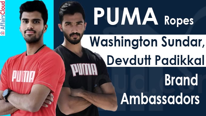 Puma ropes in Washington Sundar, Devdutt Padikkal as brand ambassadors
