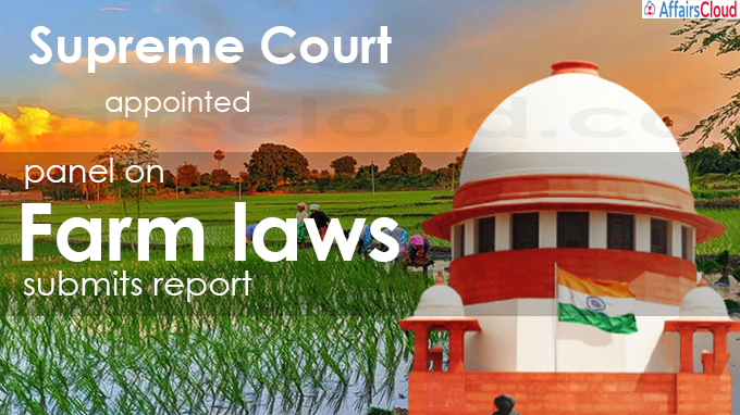 SC appointed panel on farm laws submits report