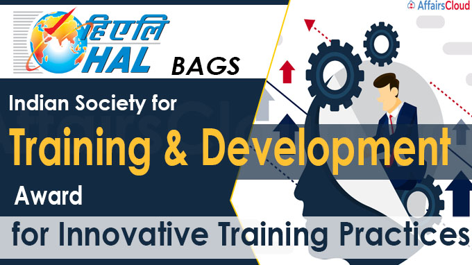 hal bags indian society for training & development award