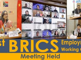 1st BRICS Employment Working Group (EWG) Meeting held