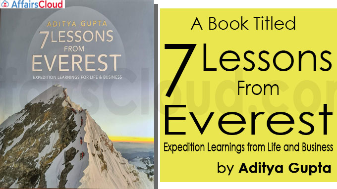 A book titled 7 Lessons from Everest – Expedition Learnings from Life