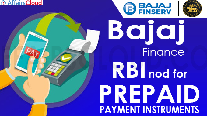Bajaj gets RBI nod for prepaid payment instruments