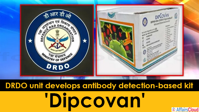 DRDO unit develops antibody detection-based kit 'Dipcovan'
