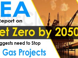 IEA report on ‘Net Zero by 2050’ suggests need to stop