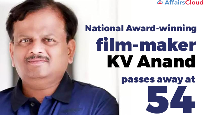 National-Award-winning-film-maker-KV-Anand-passes-away-at-54