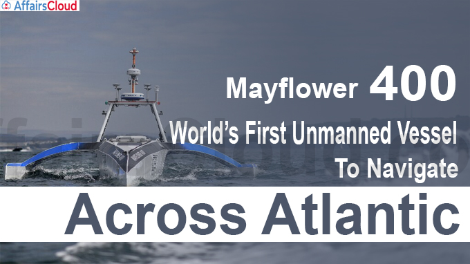 World’s First Unmanned Vessel To Navigate Across Atlantic