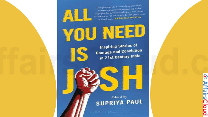 A book titled 'All You Need Is Josh