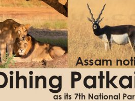 Assam notifies Dihing Patkai as its 7th National Park