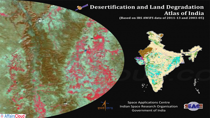 Government releases Desertification and Land Degradation Atlas of India