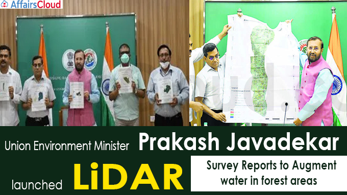 Govt launches LiDAR survey reports to augment water in forest areas