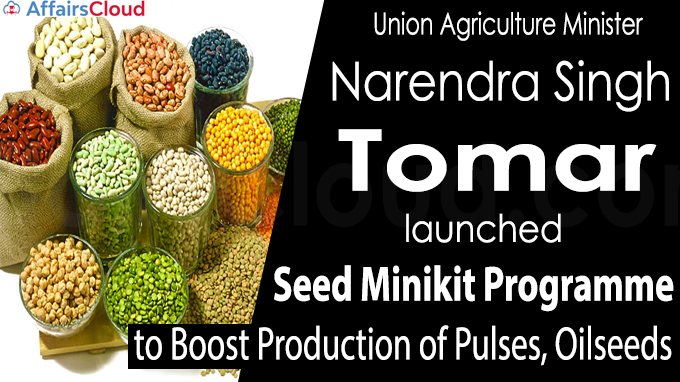 Govt launches seed minikit programme