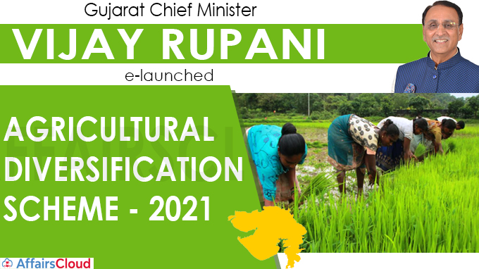 Gujarat CM Vijay Rupani e-launches Agricultural Diversification Scheme-2021
