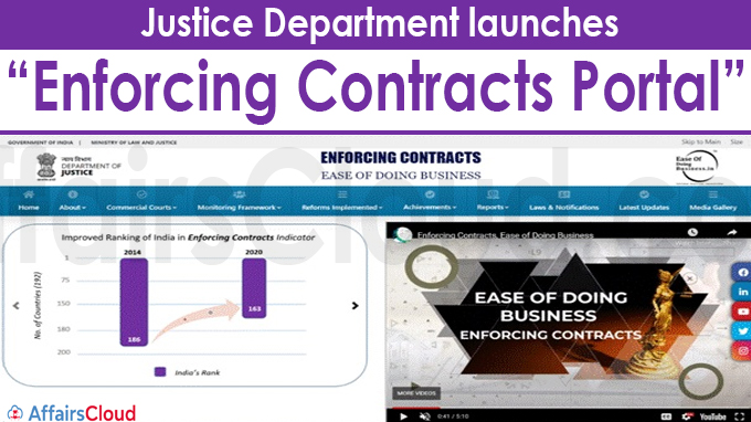 Justice Department launches “Enforcing Contracts Portal”
