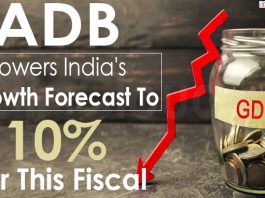 Asian Development Bank Lowers India's Growth Forecast To 10% For This Fiscal