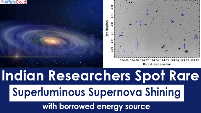 Indian researchers spot rare superluminous supernova shining