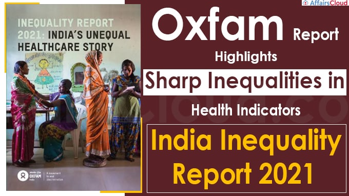 Oxfam report highlights sharp inequalities in health indicators