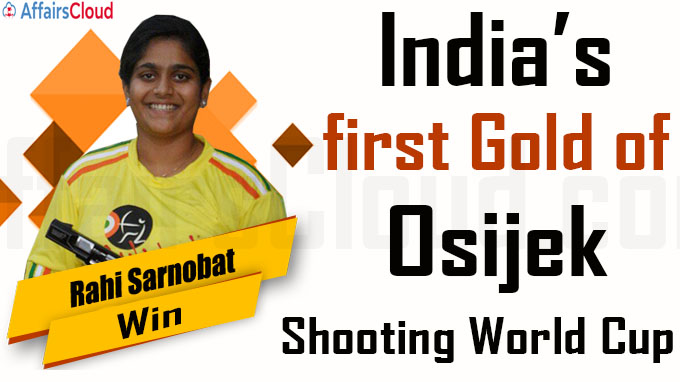 Rahi Sarnobatcwins India’s first gold