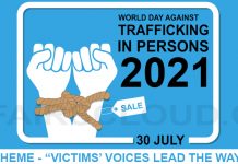 मानव तस्करी के खिलाफ विश्व दिवस 2021 – 30 जुलाई