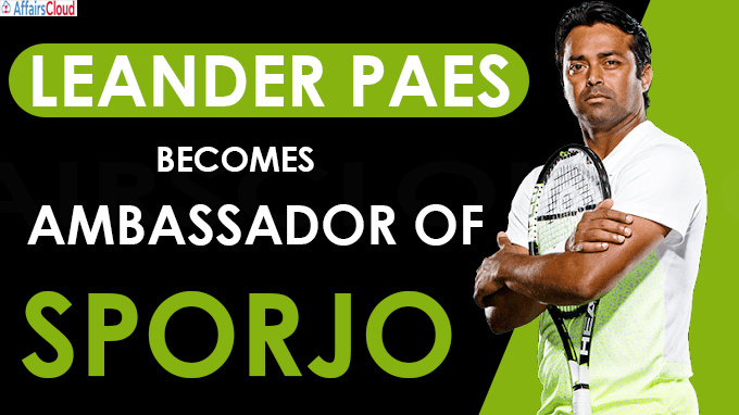 Leander Paes becomes ambassador of Sporjo