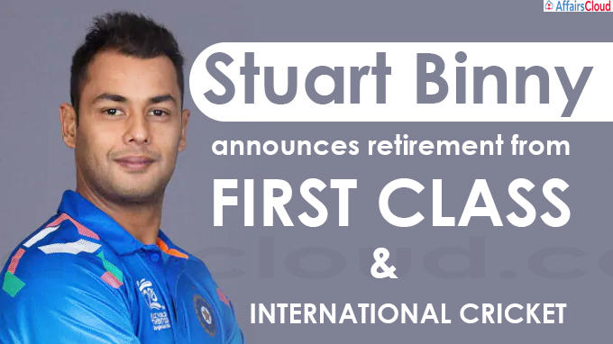 Stuart Binny announces retirement