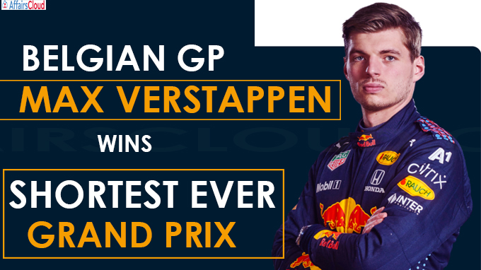 Verstappen wins shortest ever Grand Prix