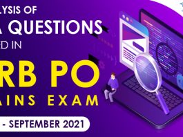 Analysis of GA Questions asked in RRB PO Mains Exam