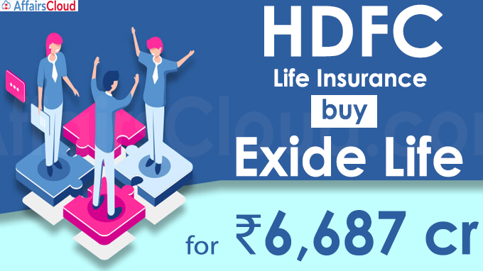 HDFC Life Insurance to buy Exide Life for ₹6,687 crore