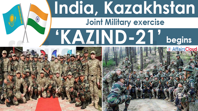 India, Kazakhstan joint military exercise ‘KAZIND-21’ begins