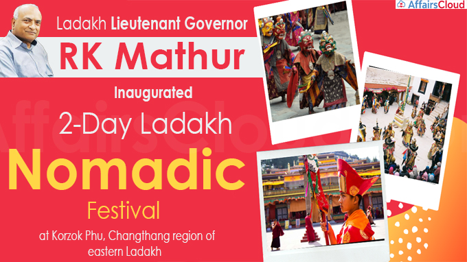 LG RK Mathur inaugurates 2-Day Ladakh Nomadic Festival