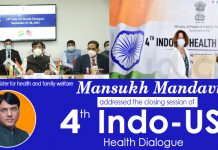4th Indo-US Health Dialogue : India, USA sign two MoUs to improve medical facilities Mansukh Mandaviya addresses concluding session of 4th Indo-US Health Dialogue