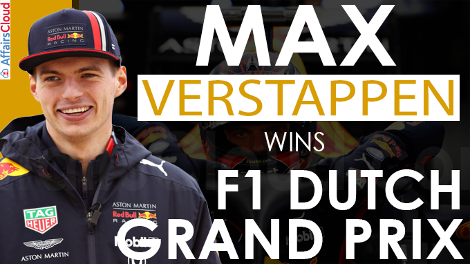Max Verstappen wins F1 Dutch Grand Prix