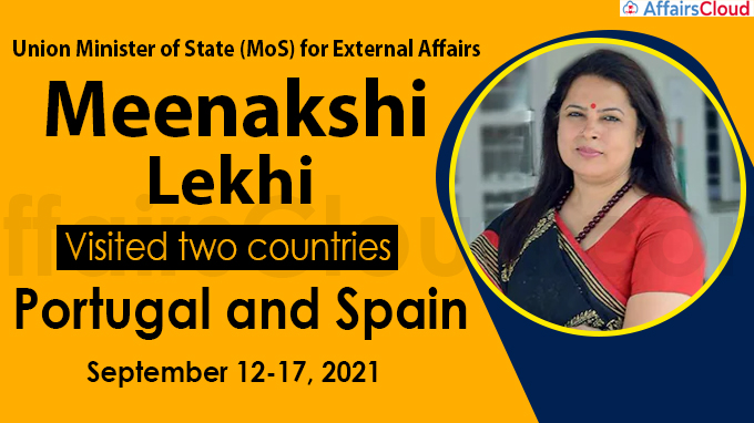 Meenakshi Lekhi visited two countries Portugal and Spain