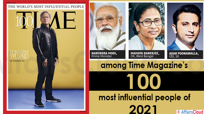 PM Modi, Mamata and Adar Poonawalla among Time Magazine’s 100 'most influential people of 2021'