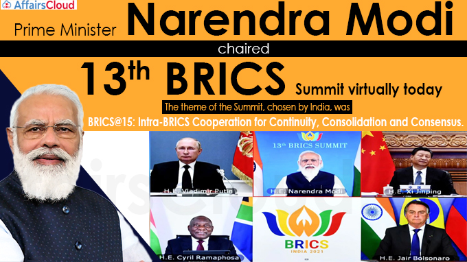 Prime Minister chairs 13th BRICS Summit
