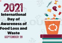 खाद्य के हानि और बर्बादी की जागरूकता का अंतर्राष्ट्रीय दिवस 2021 – 29 सितंबर international day of awareness of food