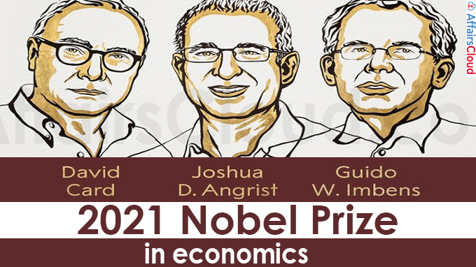 2021 Nobel prize in economics