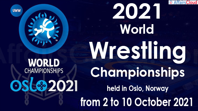 2021 World Wrestling Championships held