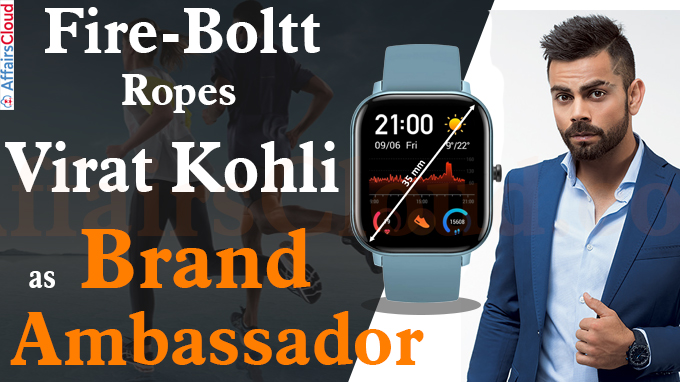 Fire-Boltt ropes in Virat Kohli as brand ambassador