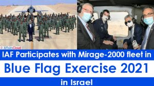 IAF Participates with Mirage-2000 fleet in blue flag exercise 2021 in Israel