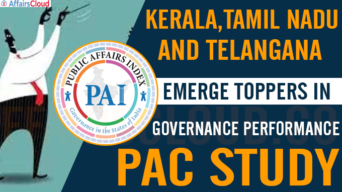 Kerala,Tamil Nadu,Telangana emerge toppers in governance performance