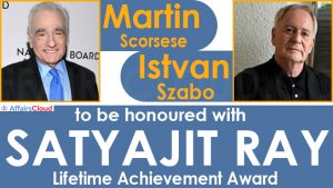 Martin Scorsese, Istvan Szabo to be honoured with Satyajit Ray Lifetime Achievement Award